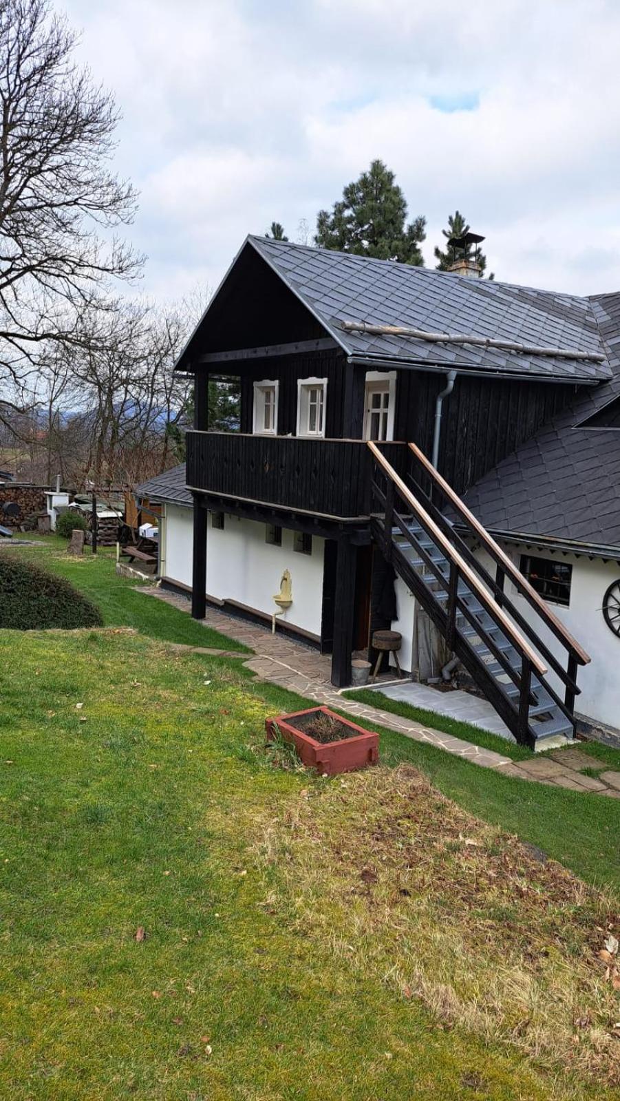 Penzion Pod Zeleznym Vrchem Chribska Exterior photo
